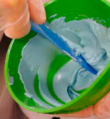 Zhermack Гидрогум - замешивание